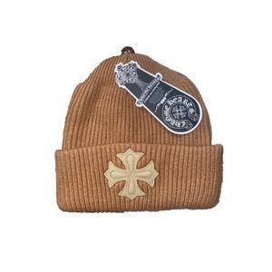 Rare Chrome Hearts x Comme Des Garçon Tan Beanie